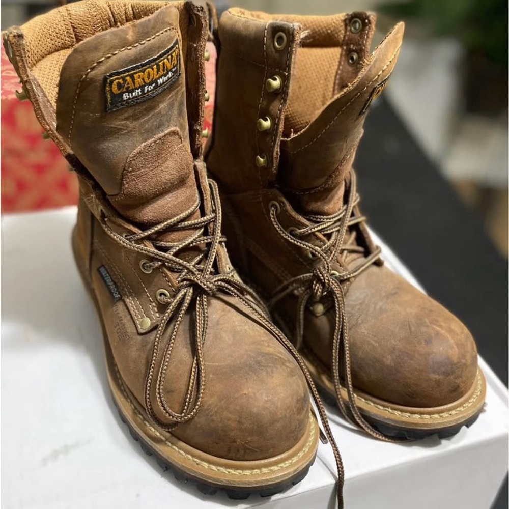 Carolina Women's Brown Combat Boots